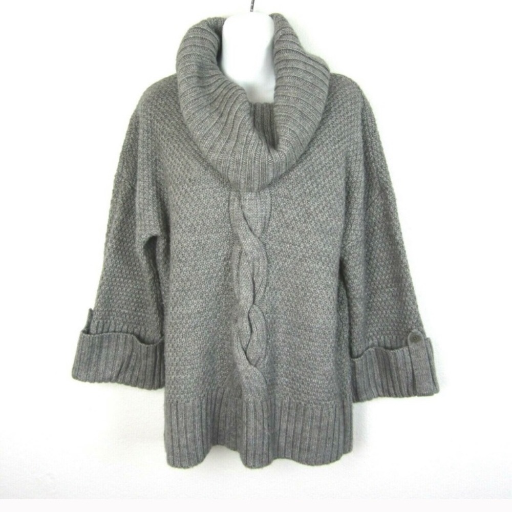 Talbot knitted cowl neck sweater